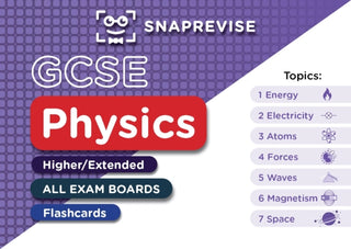 Cover image for 9781918046212 - SnapRevise GCSE Physics Flashcards