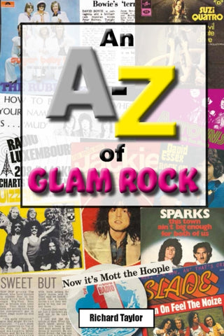 Cover image for 9781918419122 - An A-Z of Glam Rock
