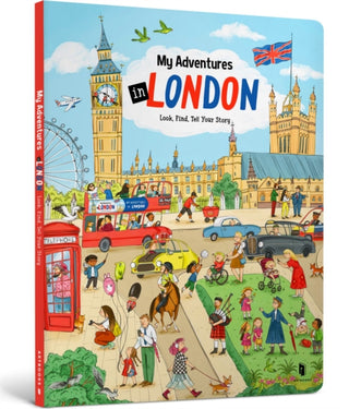 Cover image for 9781919335902 - MY ADVENTURES IN LONDON. LOOK, FIND, TELL YOUR STORY