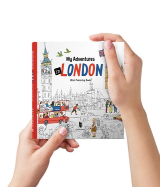 Cover image for 9781919335926 - MY ADVENTURES IN LONDON: COLOURING BOOK