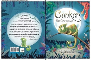 Cover image for 9781919604701 - Conker the chameleon
