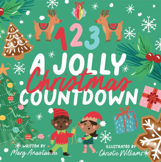 Cover image for 9781923091351 - 123 A Jolly Christmas Countdown Board Book