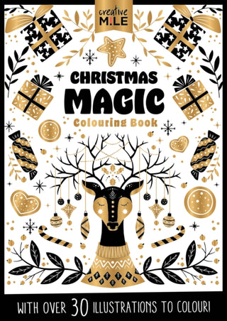 Supplemental image for 9781923091511 - Christmas Magic Colouring Book
