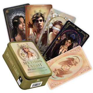 Cover image for 9781923208162 - Mythos Tarot Pocket Tin Edition