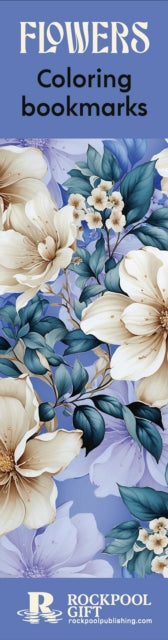 Cover image for 9781923208926 - Flowers Coloring Bookmarks