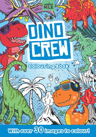 Supplemental image for 9781923286733 - Dino Crew Colouring Book