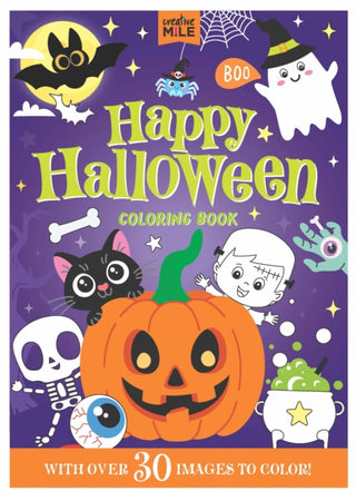 Cover image for 9781923286887 - Happy Halloween Colouring Book
