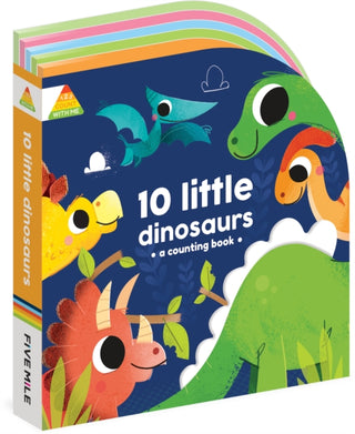 Cover image for 9781923359338 - 1 2 3 Count with Me   10 Little Dinosaurs