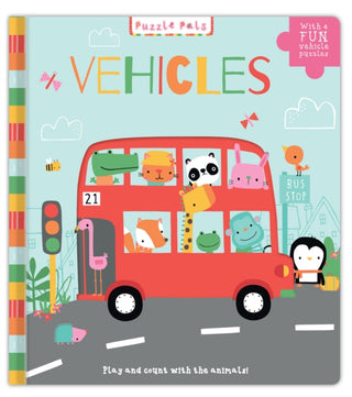 Cover image for 9781923359963 - Puzzle Pals: Vehicles