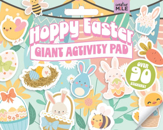 Cover image for 9781923457911 - Hoppy Easter Giant Activity Pad