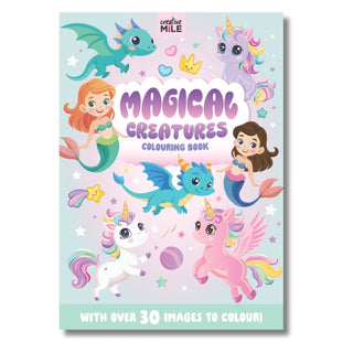 Cover image for 9781923551275 - Magical Creatures Colouring Book