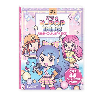 Cover image for 9781923551619 - It's a K Pop Thing Jumbo Colouring Book