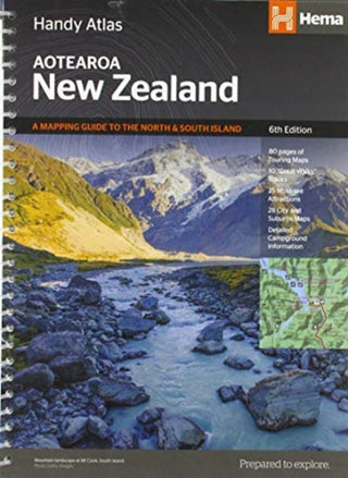 Cover image for 9781925625042 - New Zealand Handy Atlas