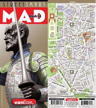 Cover image for 9781932527537 - Streetsmart Madrid Map by Vandam