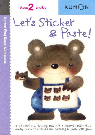 Cover image for 9781933241135 - Kumon Let's Sticker and Paste