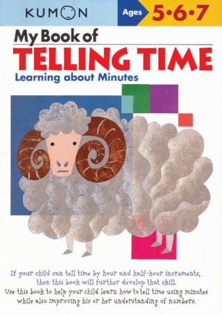 Cover image for 9781933241272 - Kumon My Book of Telling Time