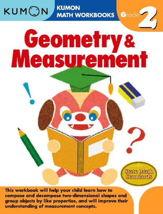Cover image for 9781934968314 - Kumon Grade 2 Geometry and Measurement