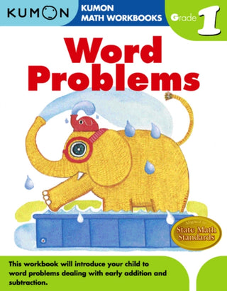 Cover image for 9781934968413 - Kumon Grade 1 Word Problems