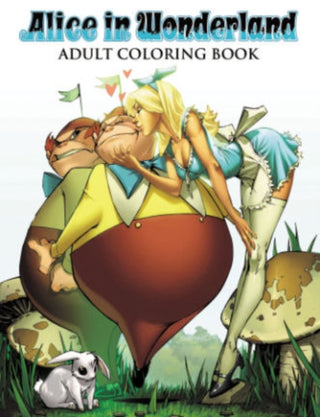 Cover image for 9781942275350 - Alice in Wonderland Adult Coloring Book