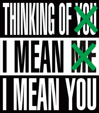 Cover image for 9781942884774 - Barbara Kruger: Thinking of You. I Mean Me. I Mean You