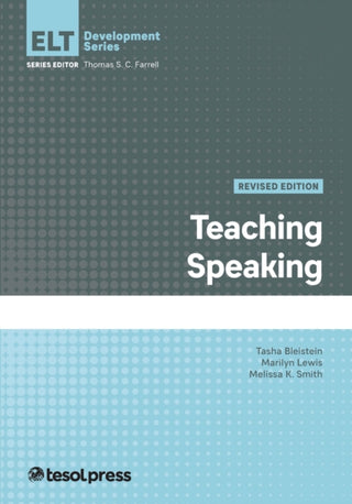 Cover image for 9781945351921 - Teaching Speaking, Revised Edition