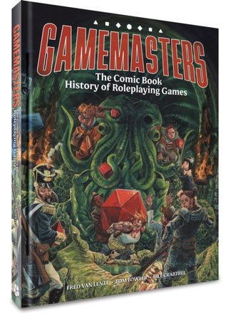 Cover image for 9781951757267 - Gamemasters: The Comic Book History of Roleplaying Games