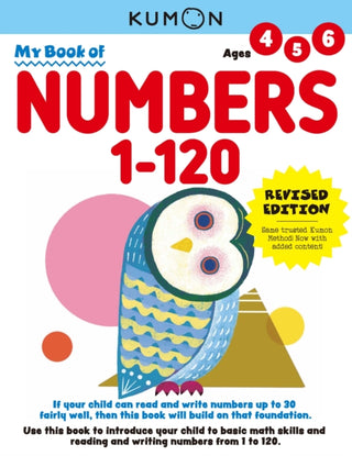 Cover image for 9781953845047 - Kumon My Book of Numbers 1-120