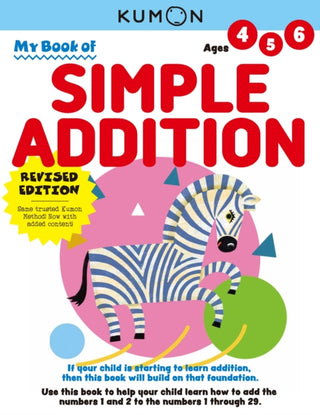 Cover image for 9781953845054 - Kumon My Book of Simple Addition