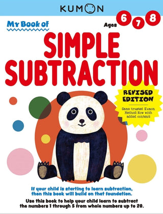 Cover image for 9781953845115 - Kumon My Book of Simple Subtraction