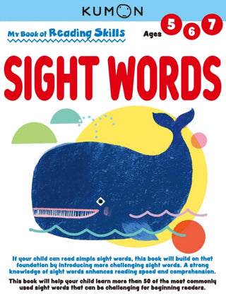 Cover image for 9781953845214 - Kumon My Bk of Reading Skills: Sight Words