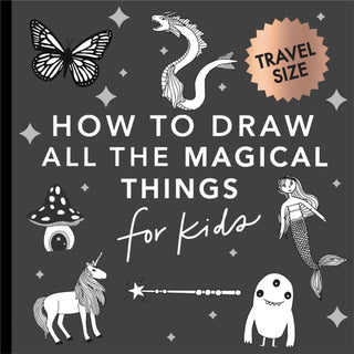Cover image for 9781958803554 - Magical Things: How to Draw Books for Kids with Unicorns, Dragons, Mermaids, and More (Summer Activity Book for Kids) (mini)