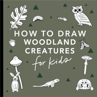Cover image for 9781958803721 - Mushrooms & Woodland Creatures: How to Draw Books for Kids with Woodland Creatures, Bugs, Plants, and Fungi