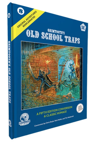 Cover image for 9781961756212 - D&D 5E: Original Adventures Reincarnated #8: Grimtooth’s Old School Traps