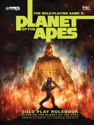 Cover image for 9781962413275 - The Planet of the Apes Solo Rulebook