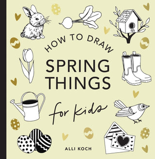 Supplemental image for 9781963183283 - Spring Things: How to Draw Books for Kids with Easter Eggs, Bunnies, Flowers, and More