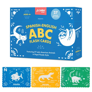 Cover image for 9781963183443 - Spanish-English ABC Flash Cards