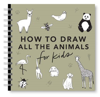 Cover image for 9781963183580 - All the Animals: How to Draw Books for Kids with Dogs, Cats, Lions, Dolphins, and More