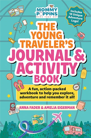 Supplemental image for 9781964487014 - The Young Traveler's Journal & Activity Book (Mommy Poppins)