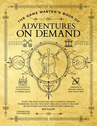 Cover image for 9781964487120 - The Game Master's Book of Adventures on Demand