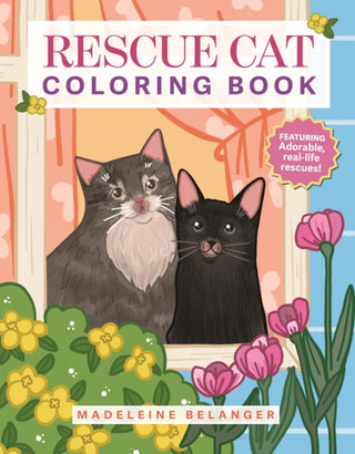 Cover image for 9781964487458 - Rescue Cat Coloring Book