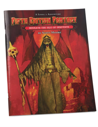 Cover image for 9781964581187 - Fifth Edition Fantasy #28: Beneath the Isle of the Serpents