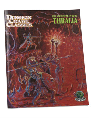 Cover image for 9781964581194 - Dungeon Crawl Classics #110: The Sacrificial Pyre of Thracia