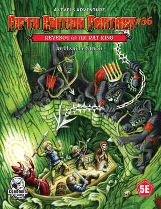 Cover image for 9781964581590 - Fifth Edition Fantasy #36: Revenge of the Rat King