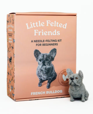 Cover image for 9781969889097 - Little Felted Friends: French Bulldog