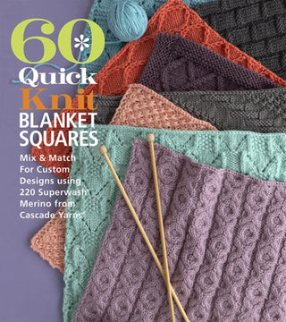 Cover image for 9781970048032 - 60 Quick Knit Blanket Squares