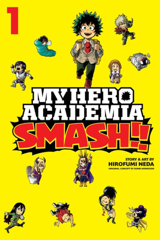 Cover image for 9781974708666 - My Hero Academia: Smash!!, Vol. 1