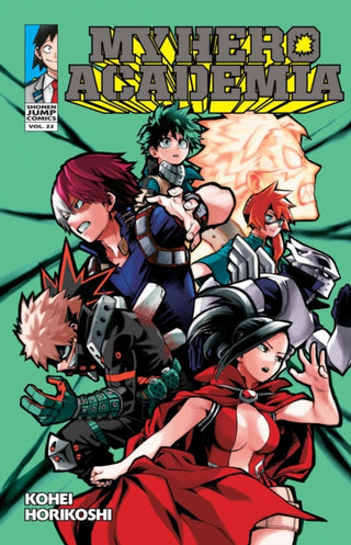 Cover image for 9781974709656 - My Hero Academia, Vol. 22