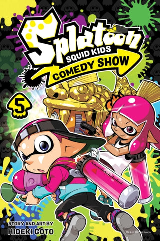 Cover image for 9781974722402 - Splatoon: Squid Kids Comedy Show, Vol. 5