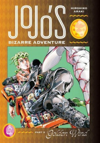 Cover image for 9781974724161 - JoJo's Bizarre Adventure: Part 5--Golden Wind, Vol. 8