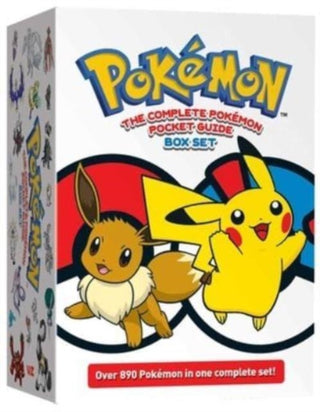 Cover image for 9781974741205 - Pokemon: The Complete Pokemon Pocket Guide Box Set